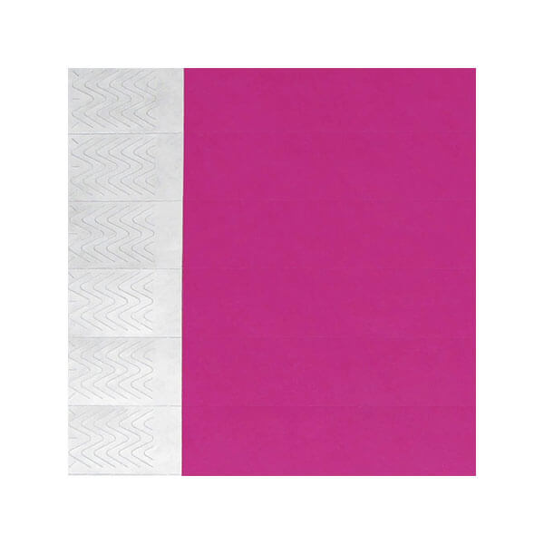 pulseira tyvek rosa personalizada para controle de convidados